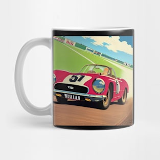 Vintage Classic F1 Formula One Car Poster Mug